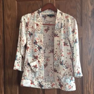 Bird print jacket